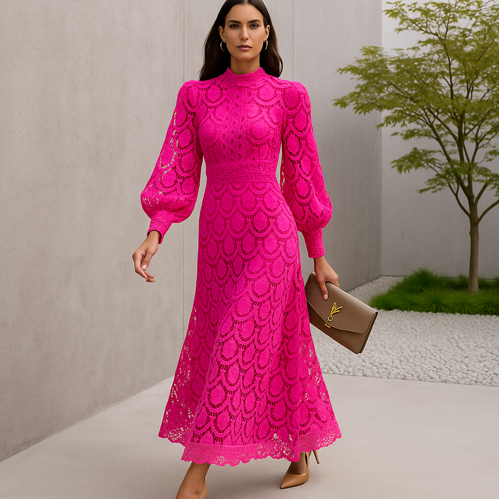 Alisha - Tyylikäs pitkähihainen iltapuku - Naisille