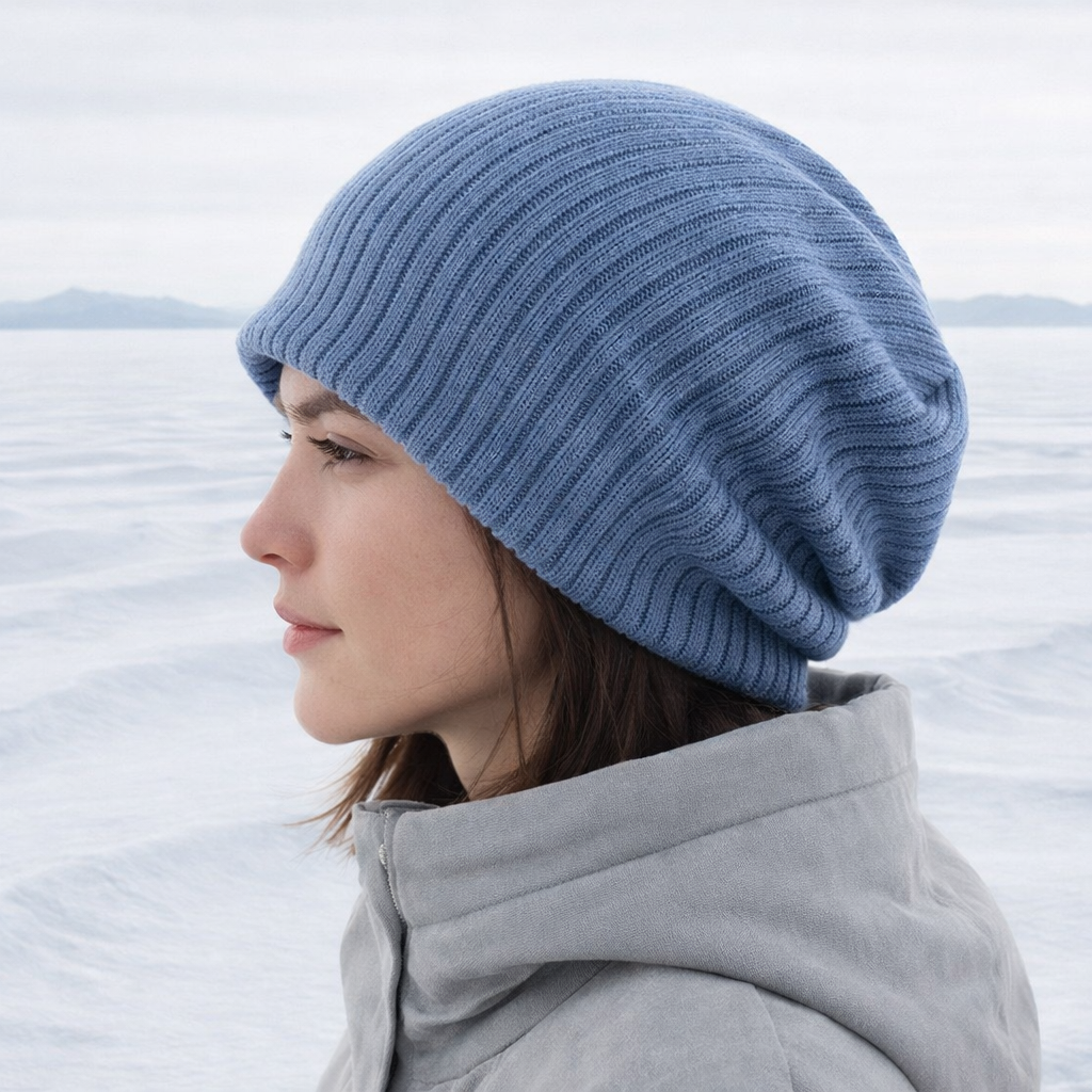 Unisex kevyt neulottu balaclava-pipo - talvihattu - lämmin