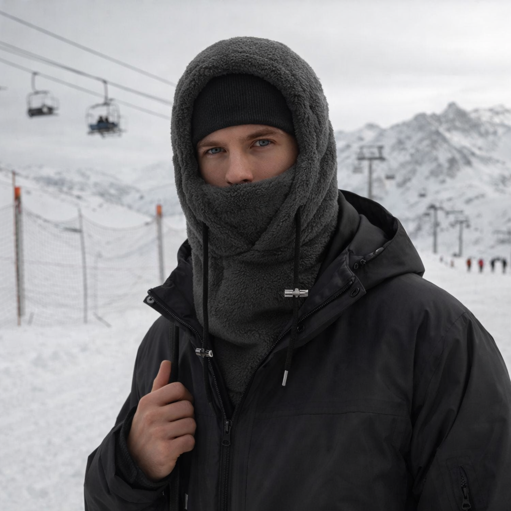 Koko Kasvo - Tuulenpitävä Fleece Talvimaski