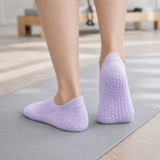 Pilates-sukat GripFit Hengittävä Verkko Matala Leikkaus