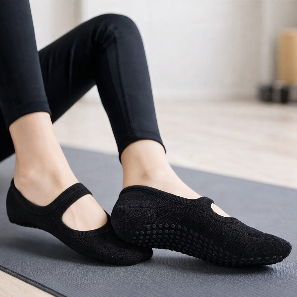 Pilates-sukat Liukumatonta Pitoa Moniväriset - Plus-koko