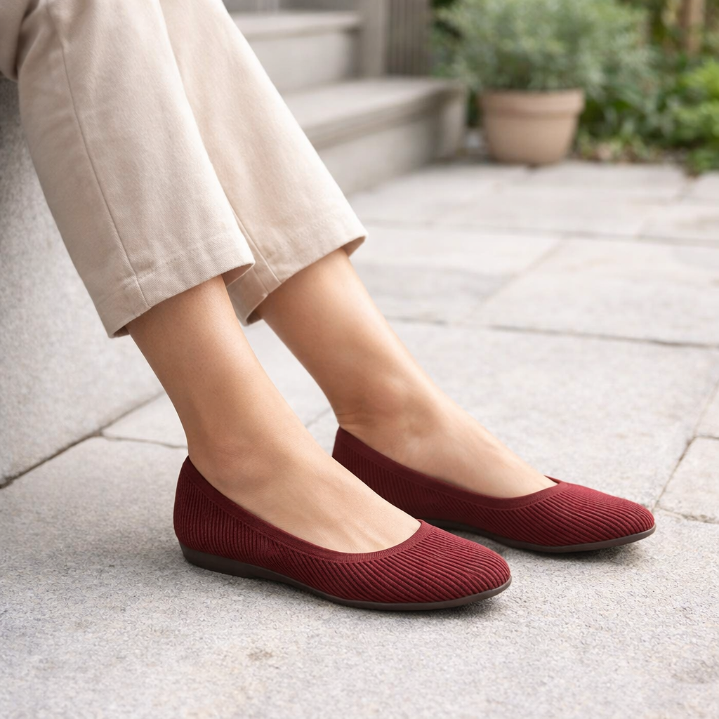 Naisten ballerina-ballerinat | Ortopedinen mukavuus, pehmustettu slip-on