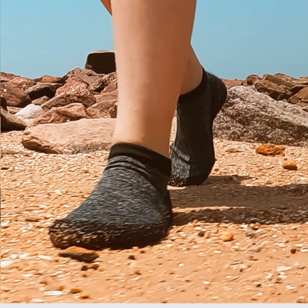 Pilates-sukat Liukumattomat Pehmustetut Nilkat - Hengittävät