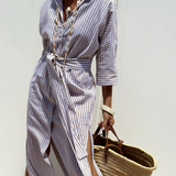 Karlotta - Paitamekkopuku - Tyylikäs kesäasu-Mekot-EmiyoSuomi