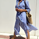 Karlotta - Paitamekkopuku - Tyylikäs kesäasu-Mekot-EmiyoSuomi