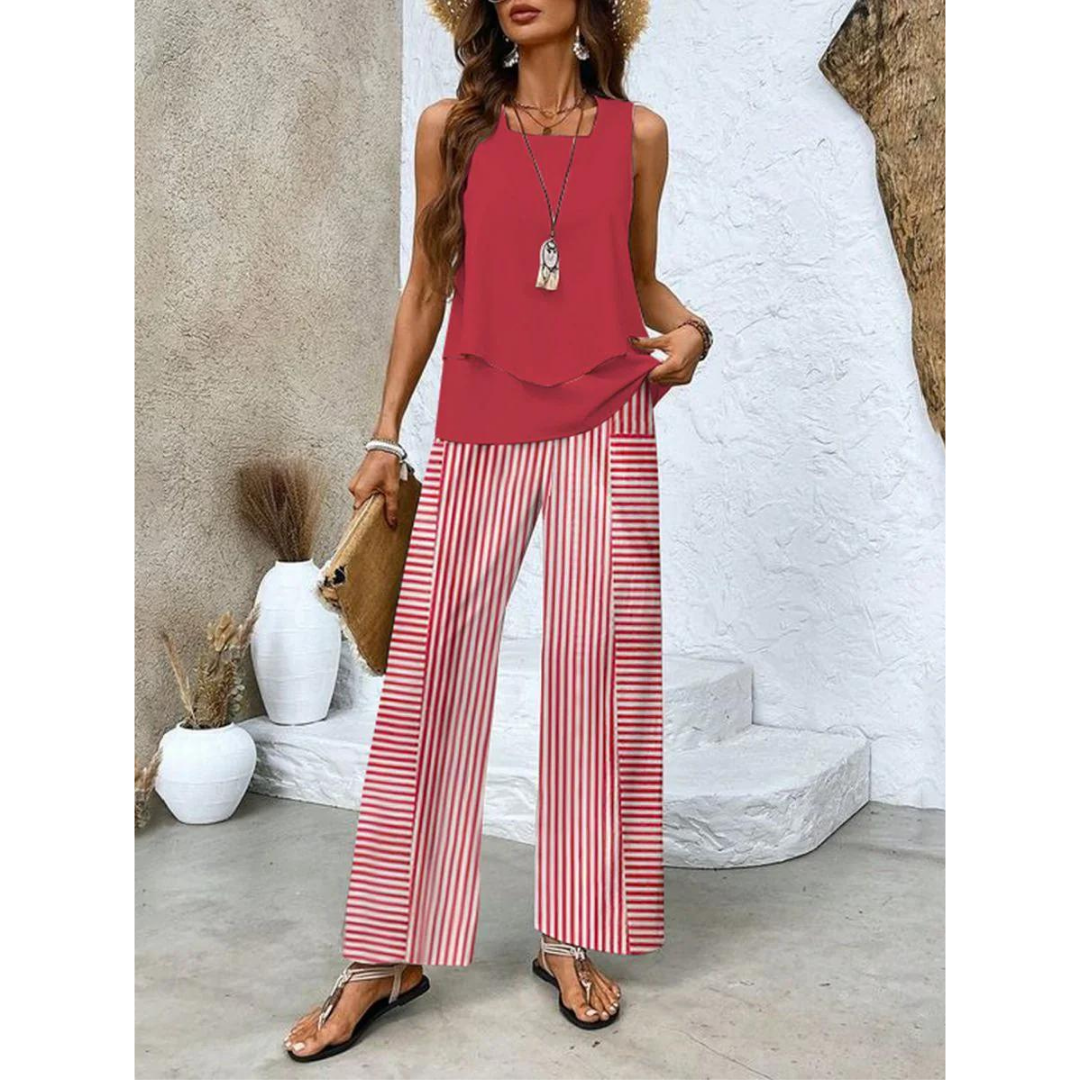 Sony - Tyylikäs kevyt kesäsetti naisille - Kompletti