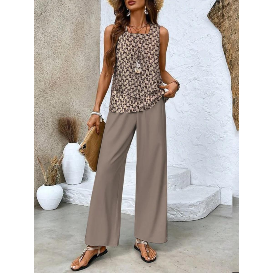 Sony - Tyylikäs kevyt kesäsetti naisille - Kompletti