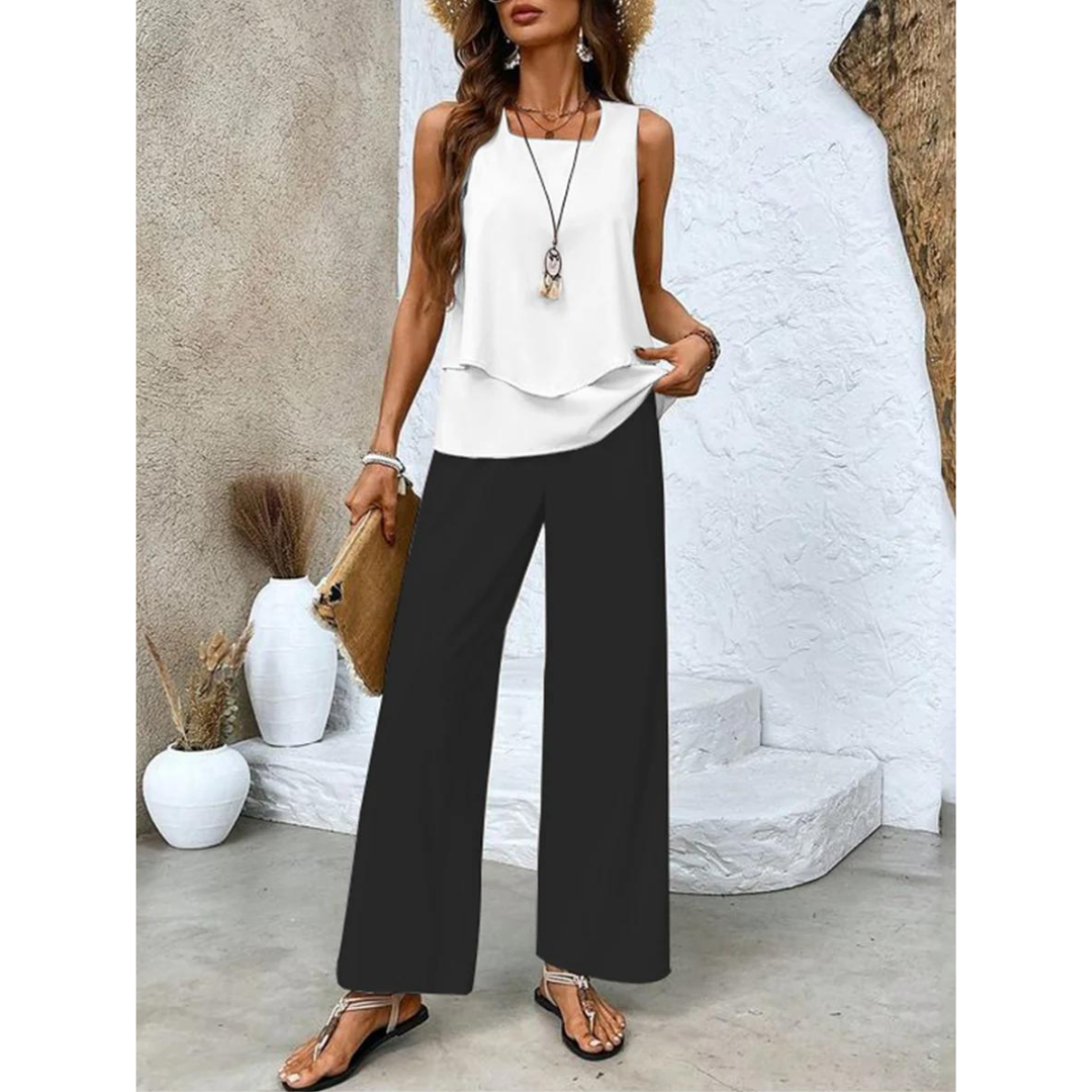 Sony - Tyylikäs kevyt kesäsetti naisille - Kompletti