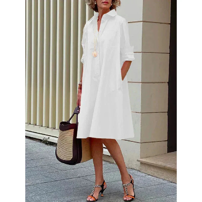 GINA - Polo-mekko kevättyyliin - Tyylikäs ja mukava-Mekot-EmiyoSuomi