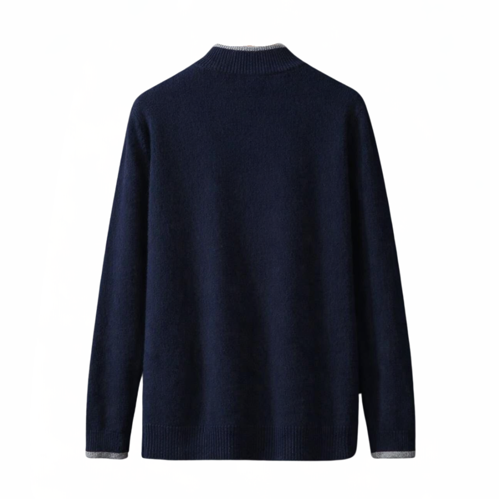 Miesten Zip Takki | Lämmin & Elegantti | Pehmeä, Tyylikäs