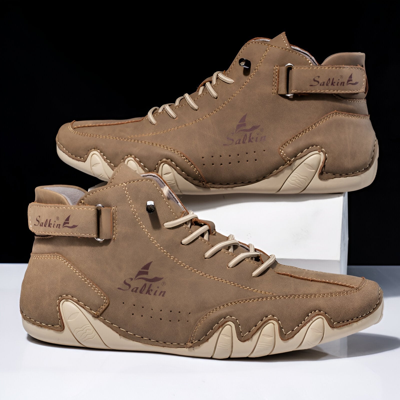 Kengät ortopediset nahasta - Mukavuus ja tyyli-Kengät Miehet-EmiyoSuomi