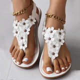 Naisten - Raikkaat Muodikkaat Kukka Sandalet - Mukavaa Materiaalia - Tyylikkäät Kesäkenkä-Sandaalit-EmiyoSuomi