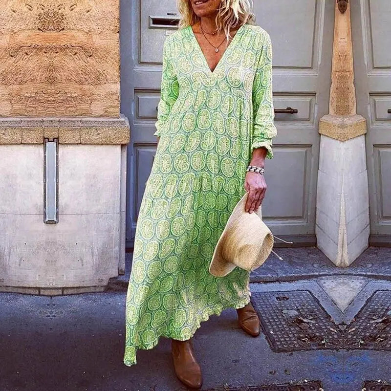 Ibiza Glamour Mekko Naisille V-pääntie Kuvio vivano-warszawa