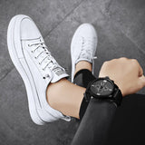 Konf - Aito Nahkainen Rento Kenkä - Confort et Style-Kengät Miehet-EmiyoSuomi