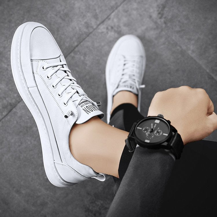 Konf - Aito Nahkainen Rento Kenkä - Confort et Style-Kengät Miehet-EmiyoSuomi