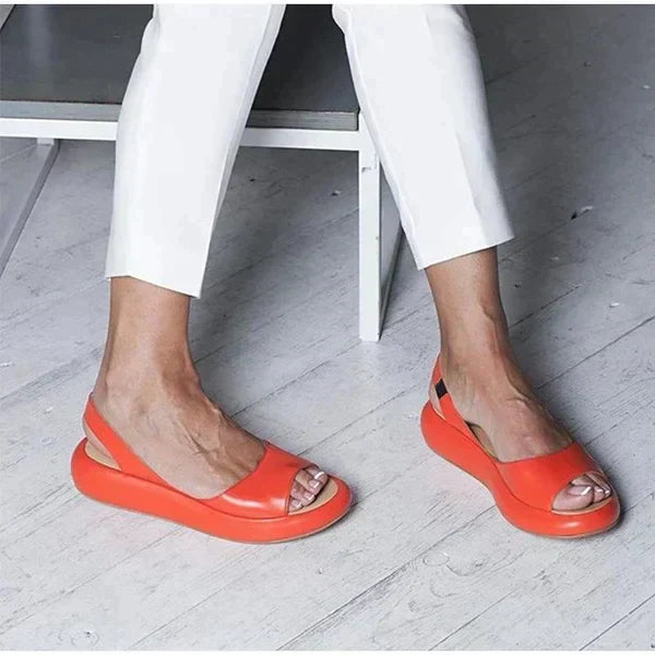 Naisten - Rentot Peep-Toe-Sandaalit - Mukavat ja tyylikkäät - Ihanteelliset kesäksi-Sandaalit-EmiyoSuomi