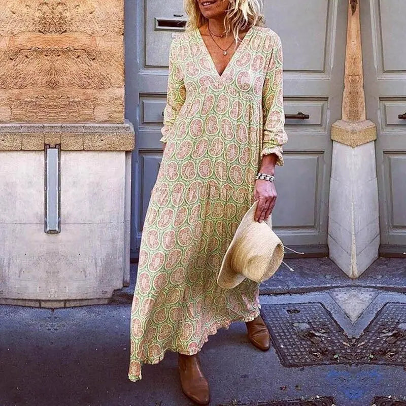Ibiza Glamour Mekko Naisille V-pääntie Kuvio vivano-warszawa