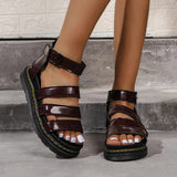 Naisten - Trendikkäät Platoflipot - Mukavat ja Tyylikkäät Kengät Arkeen - Täydellinen Mukavuus ja Muoti-Sandaalit-EmiyoSuomi