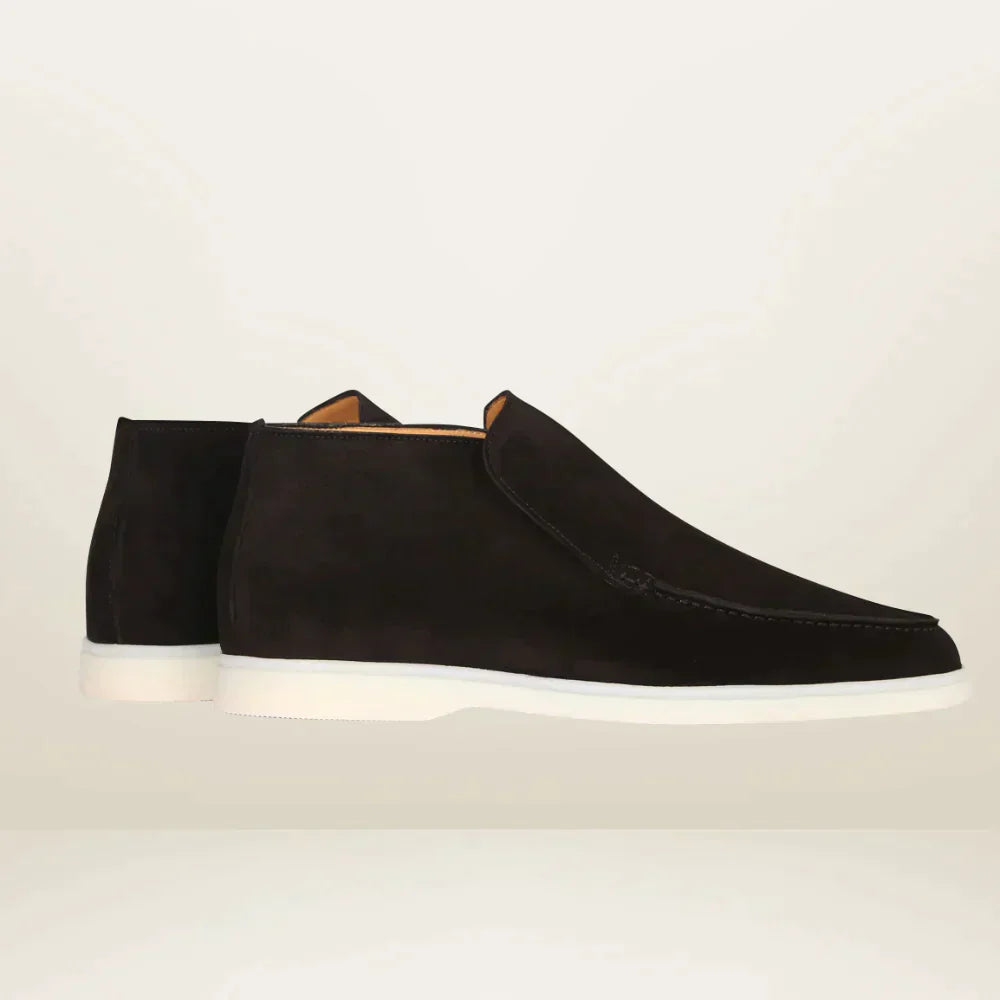 Miesten Nubuck Loaferit - Tyylikkäät Liukujalkineet EmiyoSuomi