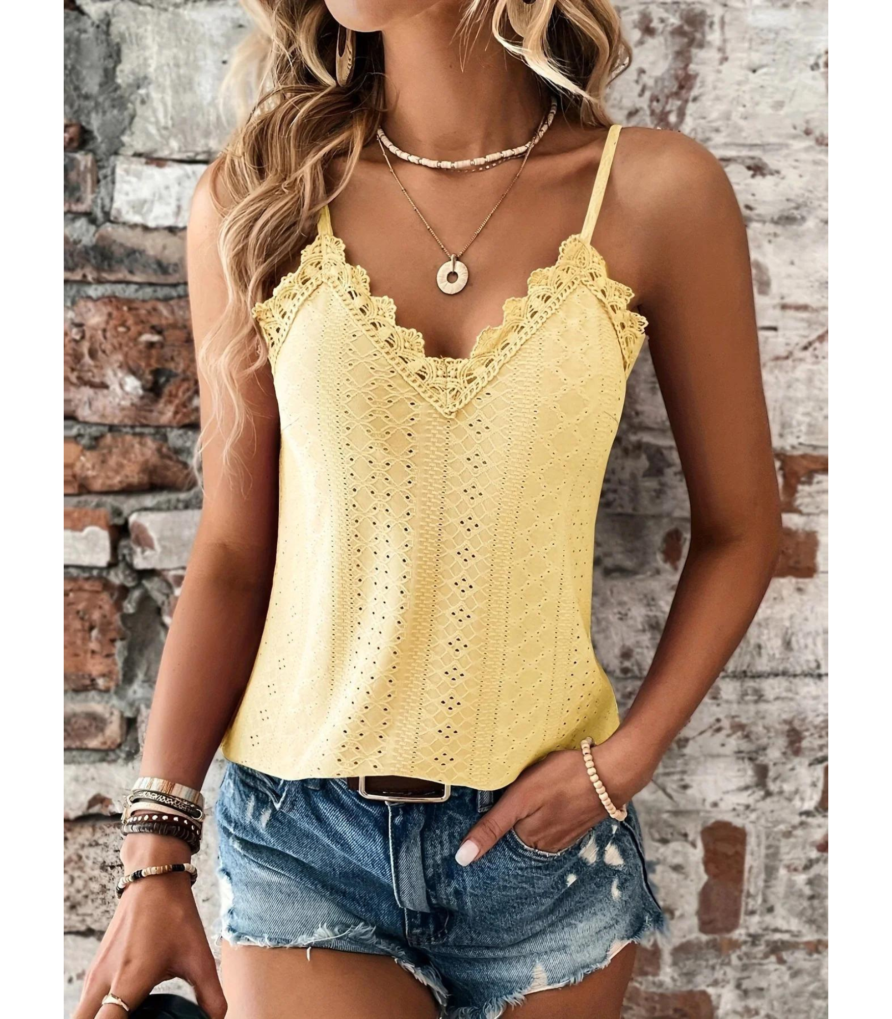 Agnes - Kuvioitu toppi - Muotia tyylillä-Kesäasut-EmiyoSuomi