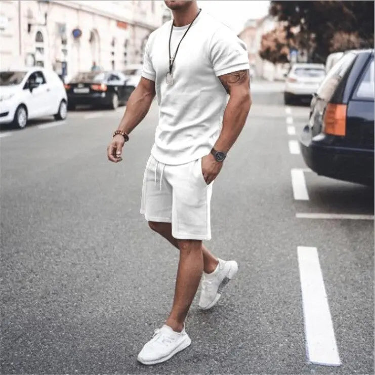 Jarek Lyhythihainen T-paita & Shorts Setti vivano-warszawa