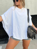 Shannon - Lyhythihainen t-paita - Naisille Yksivärinen-Kesäasut-EmiyoSuomi