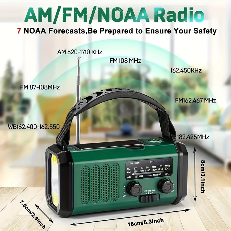 Monitoiminen Hätäradio - SurvivorPower-***Multifunctional Emergency Radio - SurvivorPower-EmiyoSuomi