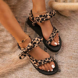 Naisten - Tyylikkäät sandaalit - Elegantti muotoilu - Mukava istuvuus - Trendikkäät kesäkenkä-Sandaalit-EmiyoSuomi