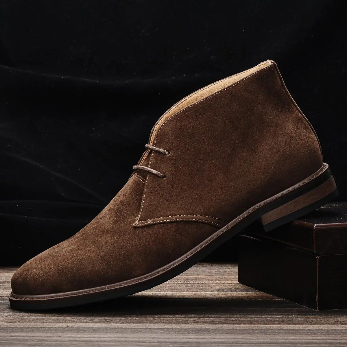Chukka Boots Miehille Nahka - Tyylikkäät & Mukavat EmiyoSuomi
