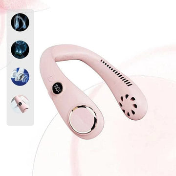 Ladattava Zoe Kaulatuuletin-***Rechargeable Zoe Neck Fan-EmiyoSuomi