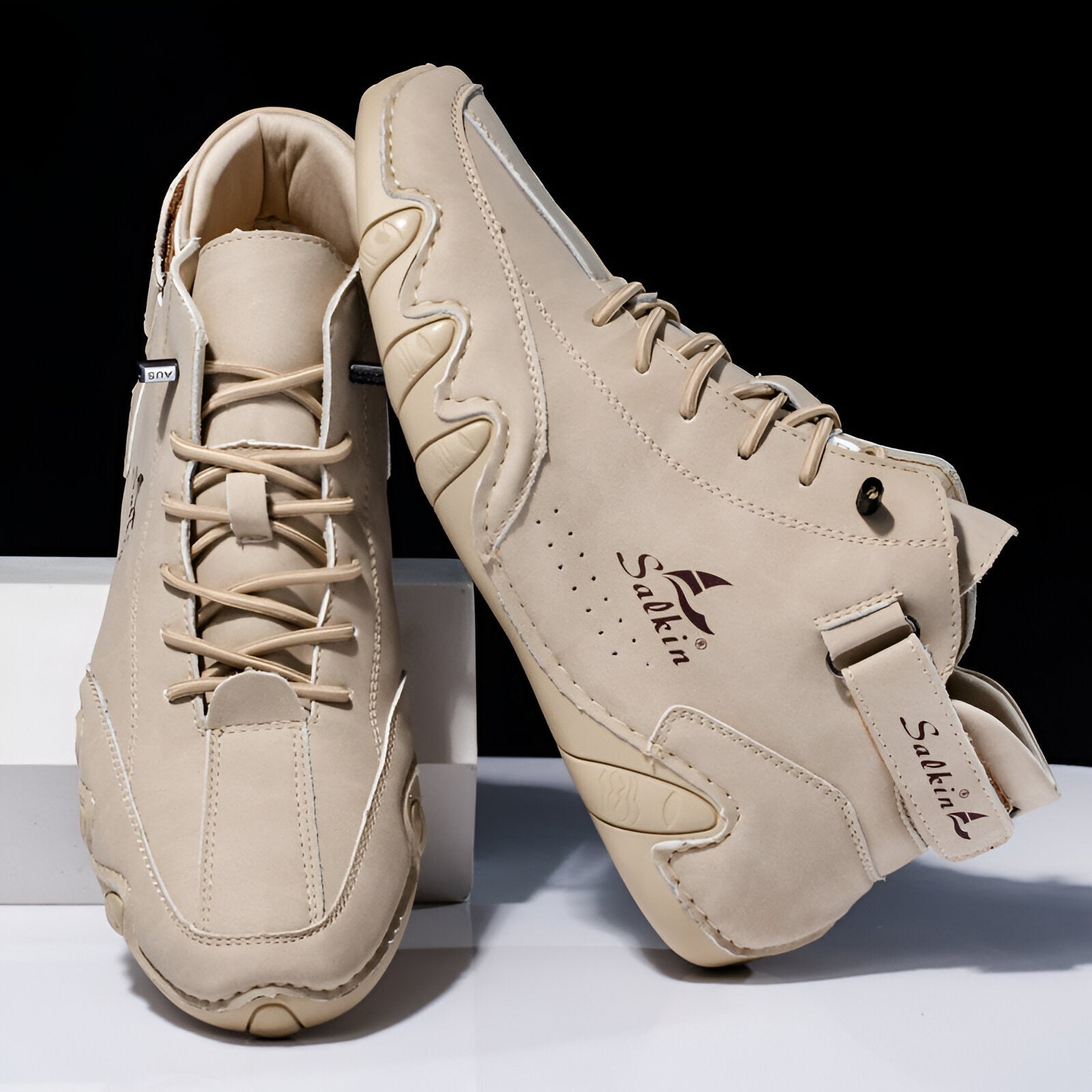 Kengät ortopediset nahasta - Mukavuus ja tyyli-Kengät Miehet-EmiyoSuomi