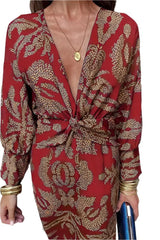 Naisten V-mallinen mekko - Tyylikäs ja trendikäs