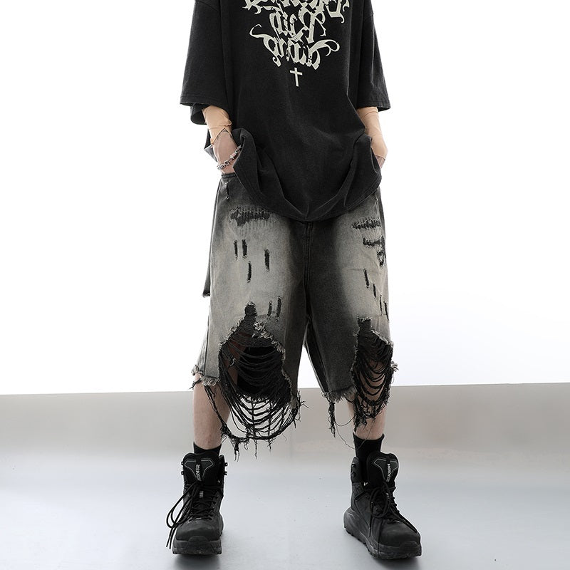 Donald Vintage Shorts - Tehdyt Vanhoista Reikäisistä-Miesten shortsit-EmiyoSuomi