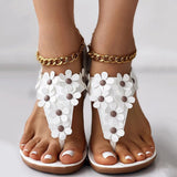 Naisten - Raikkaat Muodikkaat Kukka Sandalet - Mukavaa Materiaalia - Tyylikkäät Kesäkenkä-Sandaalit-EmiyoSuomi