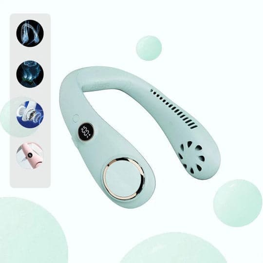 Ladattava Zoe Kaulatuuletin-***Rechargeable Zoe Neck Fan-EmiyoSuomi