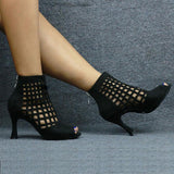 DS Naisten Mukautetut Nahkakorkokengät - Tanssikengät - Jazz Tanssi-kengät-EmiyoSuomi