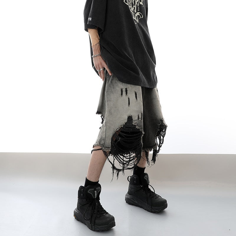 Donald Vintage Shorts - Tehdyt Vanhoista Reikäisistä-Miesten shortsit-EmiyoSuomi