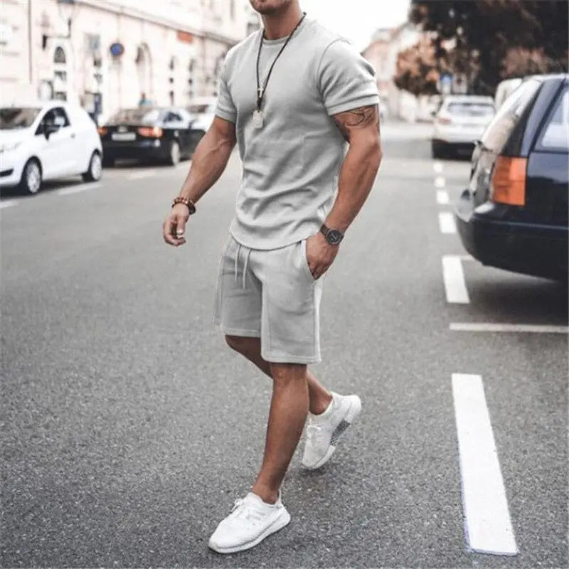 Jarek Lyhythihainen T-paita & Shorts Setti vivano-warszawa