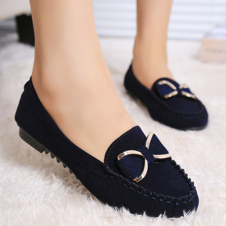 Frosted Bowknot Loafers - Printemps - Kumi vivano-warszawa