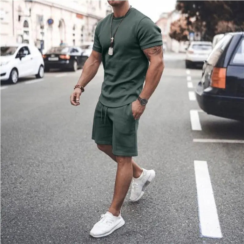 Jarek Lyhythihainen T-paita & Shorts Setti vivano-warszawa