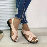 Naisten - Mukavat Retro-sandaalit - Klassinen muotoilu - Ihanteellinen kesäksi - Tyylikkäät jalkineet-Sandaalit-EmiyoSuomi
