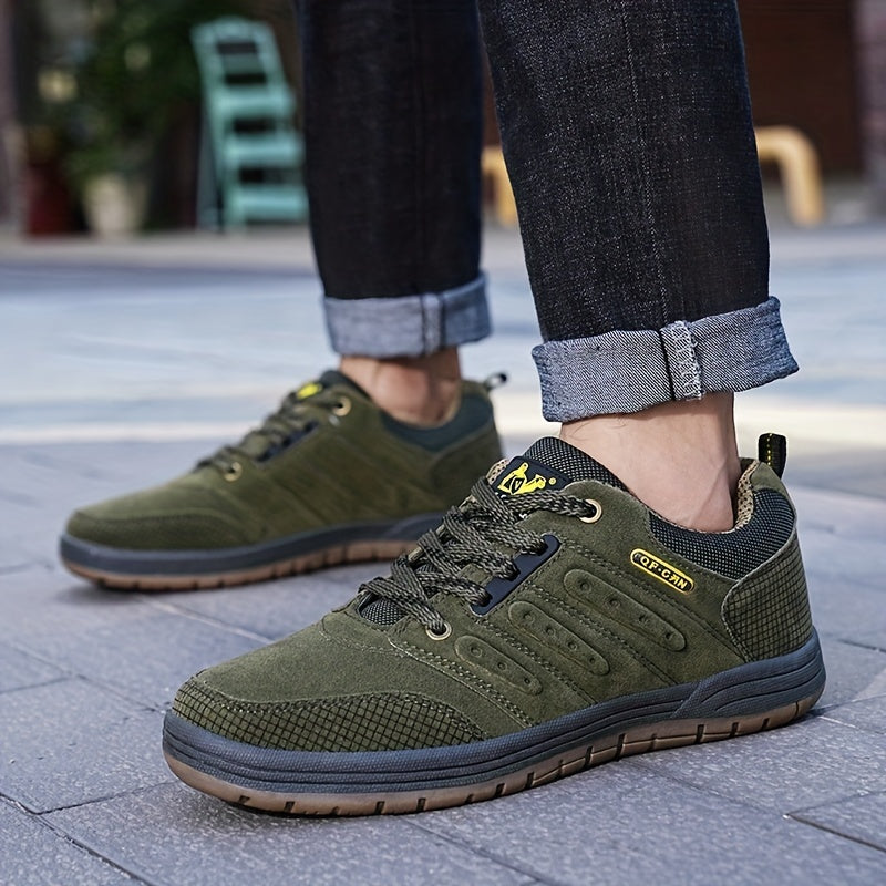 내구성 좋은 남성용 등산화 - 끈 있음