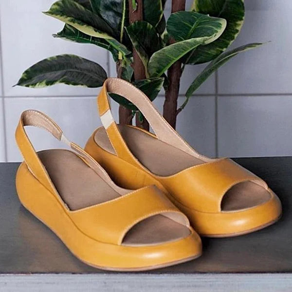 Naisten - Rentot Peep-Toe-Sandaalit - Mukavat ja tyylikkäät - Ihanteelliset kesäksi-Sandaalit-EmiyoSuomi