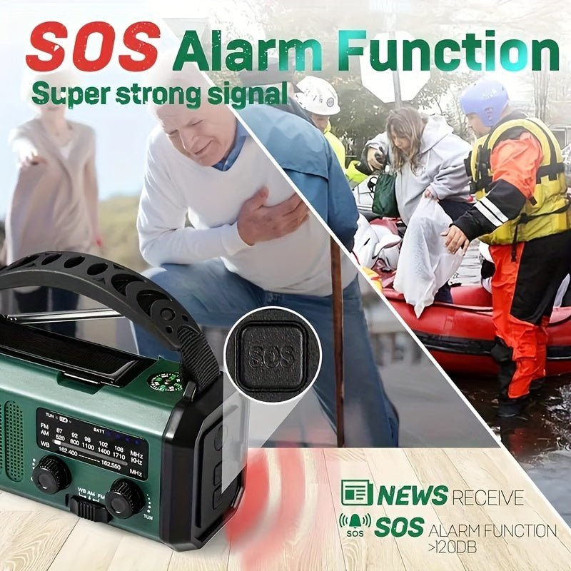 Monitoiminen Hätäradio - SurvivorPower-***Multifunctional Emergency Radio - SurvivorPower-EmiyoSuomi