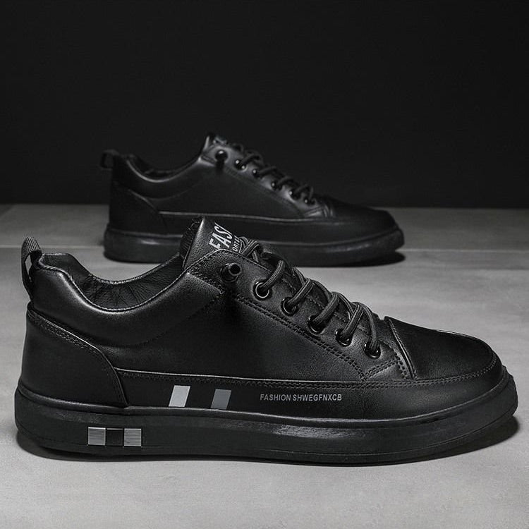 Konf - Aito Nahkainen Rento Kenkä - Confort et Style-Kengät Miehet-EmiyoSuomi