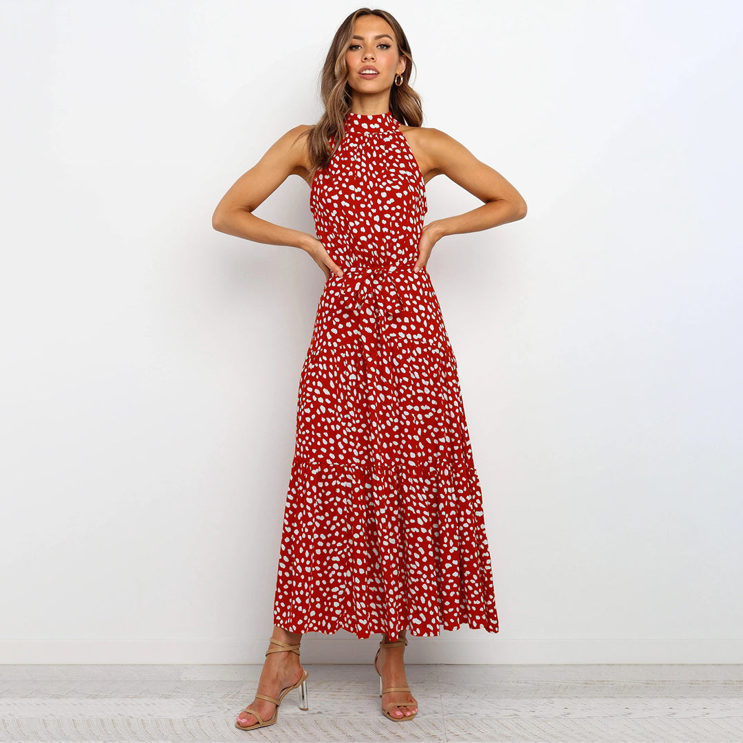 Aimee - Pitkä, tyylikäs ja elegantti mekko - Naisten muoti-Mekot-EmiyoSuomi