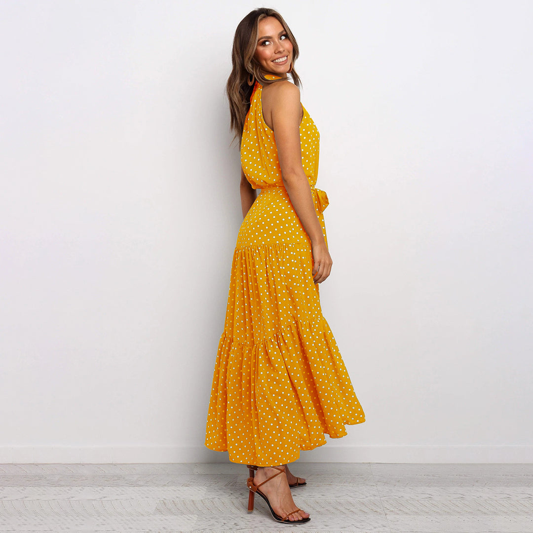 Aimee - Pitkä, tyylikäs ja elegantti mekko - Naisten muoti-Mekot-EmiyoSuomi