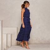 Aimee - Pitkä, tyylikäs ja elegantti mekko - Naisten muoti-Mekot-EmiyoSuomi