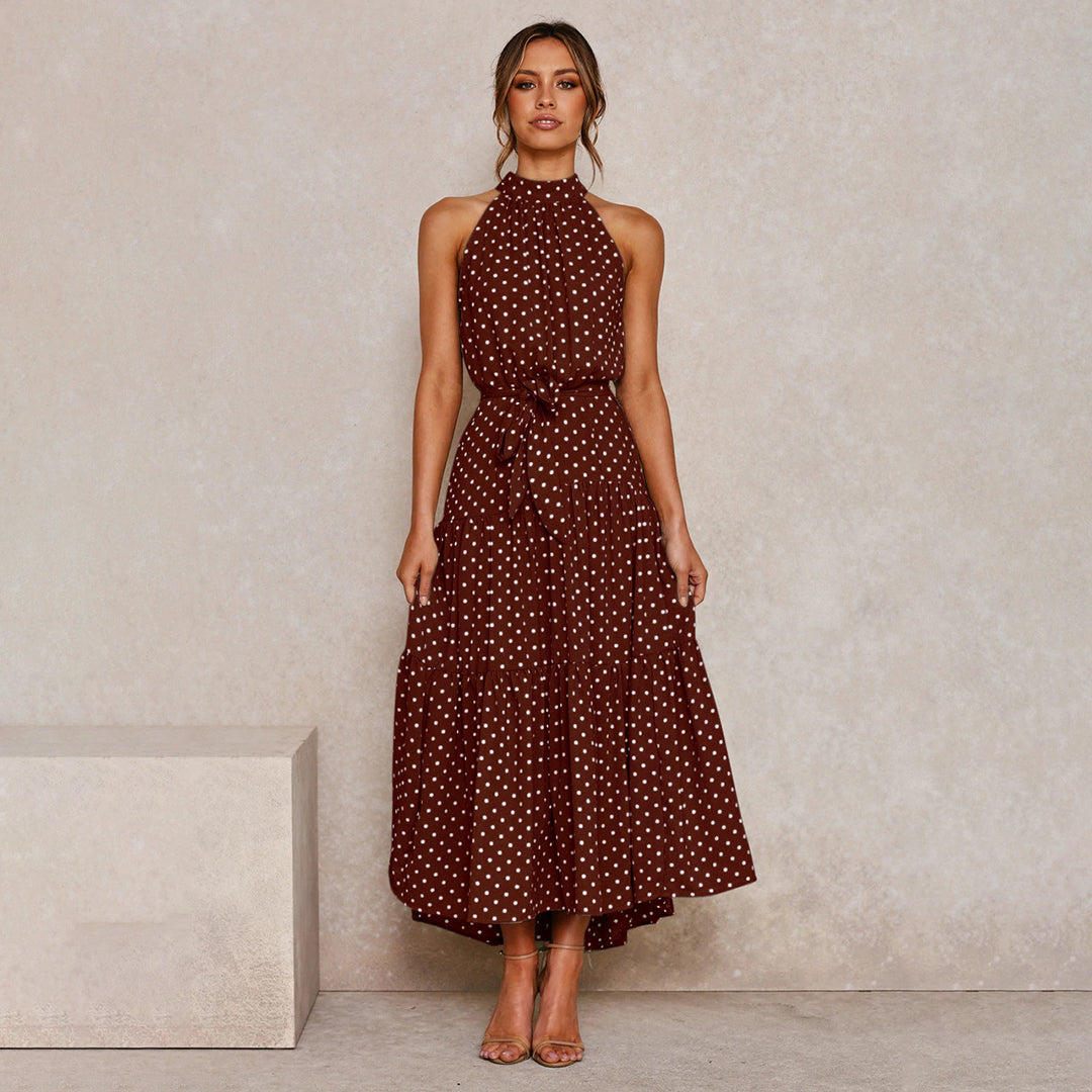 Aimee - Pitkä, tyylikäs ja elegantti mekko - Naisten muoti-Mekot-EmiyoSuomi
