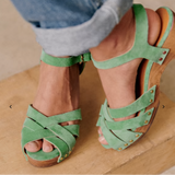 Naisten - Tyylikkäät ja mukavat puukengät kevääseen/kesään-Sandaalit-EmiyoSuomi